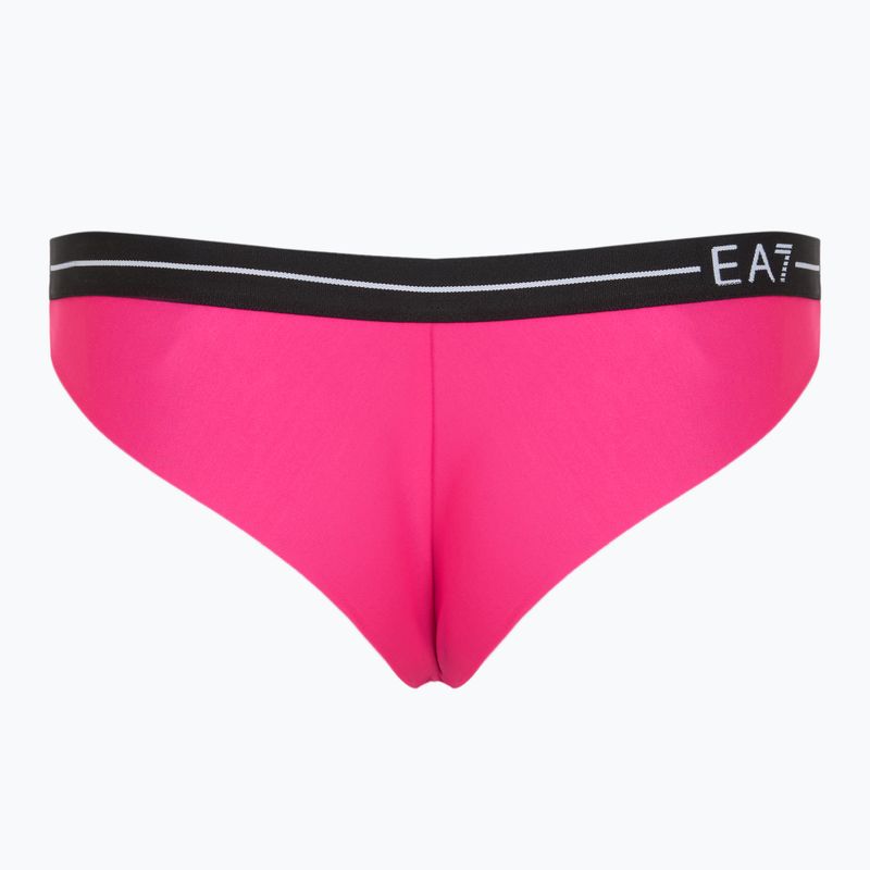 Women's two-piece swimsuit EA7 Emporio Armani Logo Tape Bikini Triangle neon pink 7
