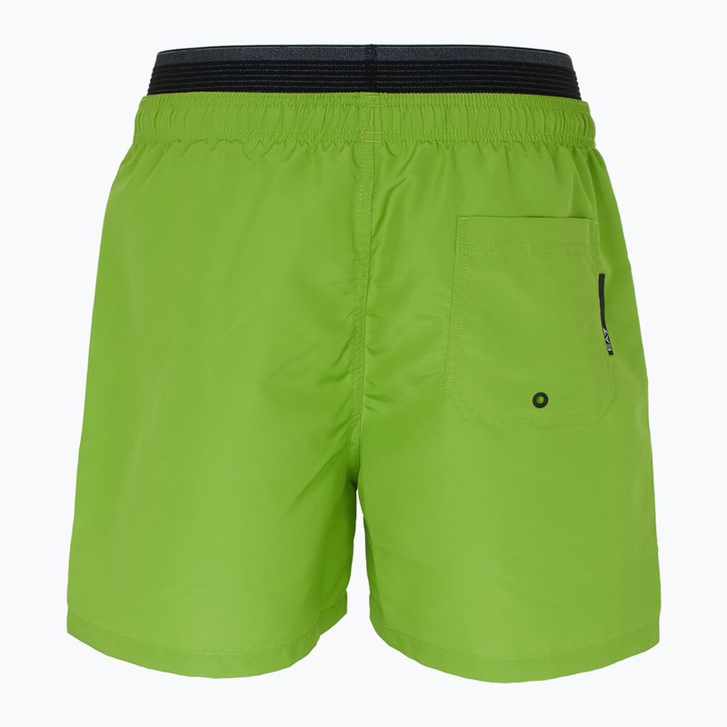 Men's EA7 Emporio Armani Logo Tape Boxer titanite swim shorts 2