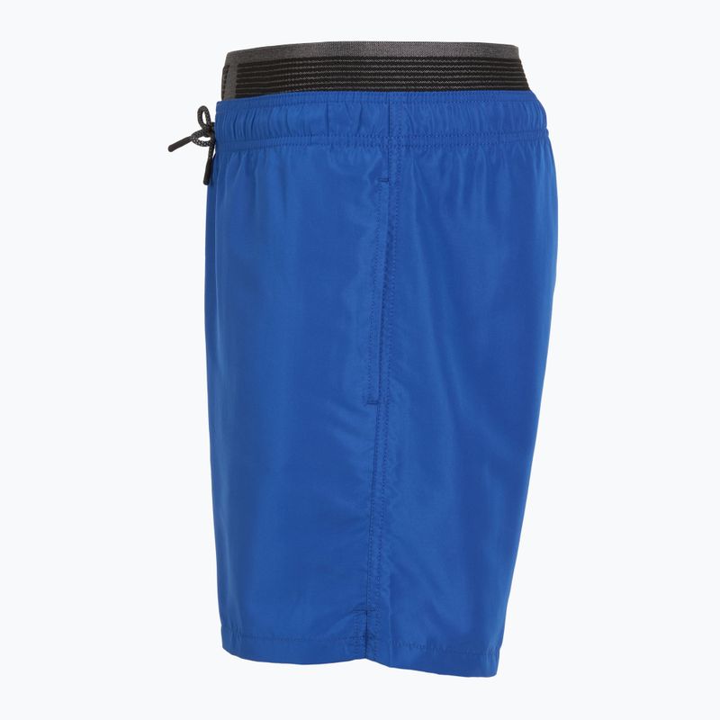 Men's EA7 Emporio Armani Logo Tape Boxer turquish sea swim shorts 3