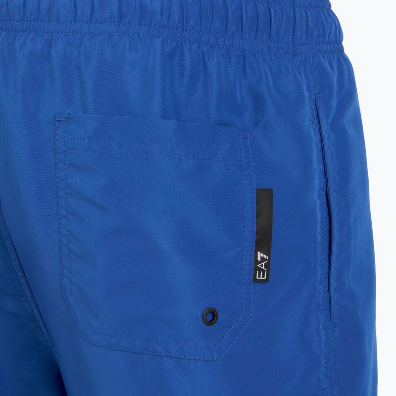 Men's EA7 Emporio Armani Logo Tape Boxer turquish sea swim shorts 4