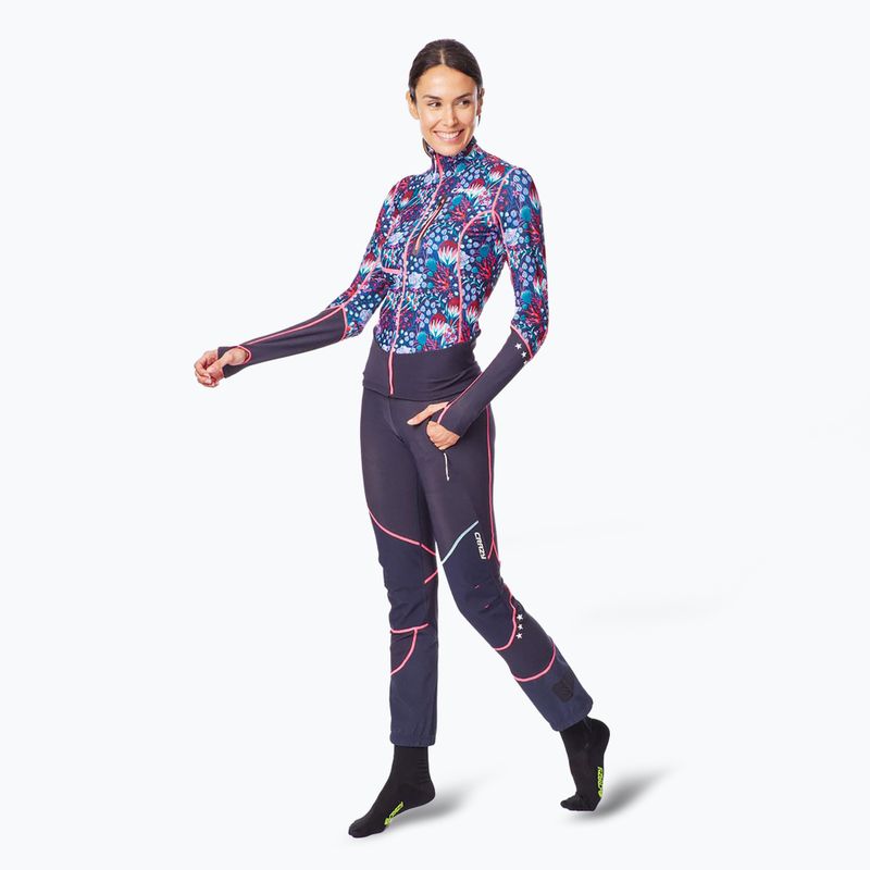 Women's Crazy Oxygen Printed sweatshirt leila blue 3