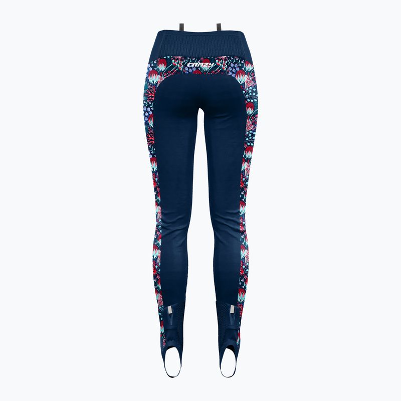Women's trousers Crazy Falls print leila blue 2