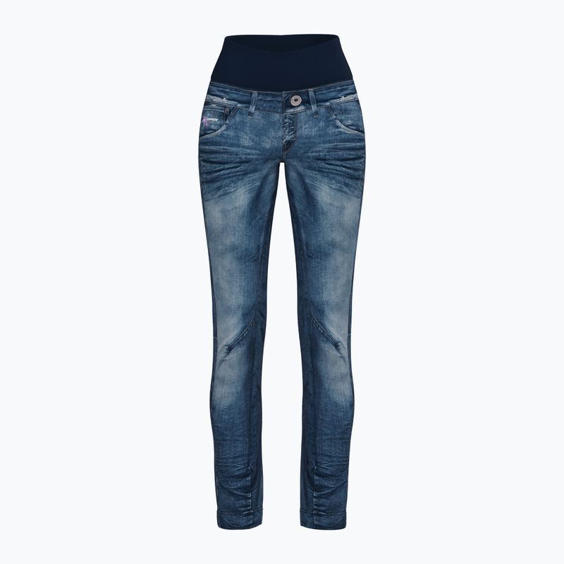 Women's trekking trousers Crazy Wonder Magic print light jeans