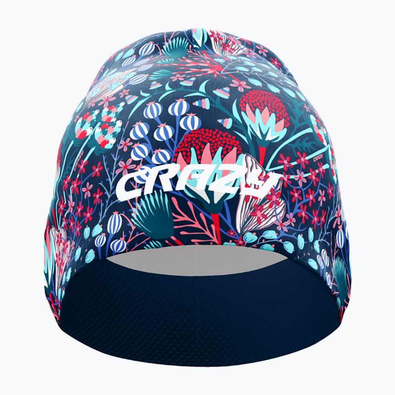 Women's running cap Crazy Spire print leila blue