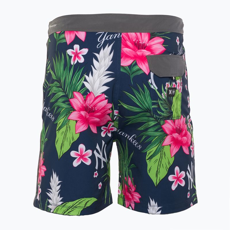 Men's Hurley Mlb Phantom Tailgate C 18" new yor yankees swim shorts 2
