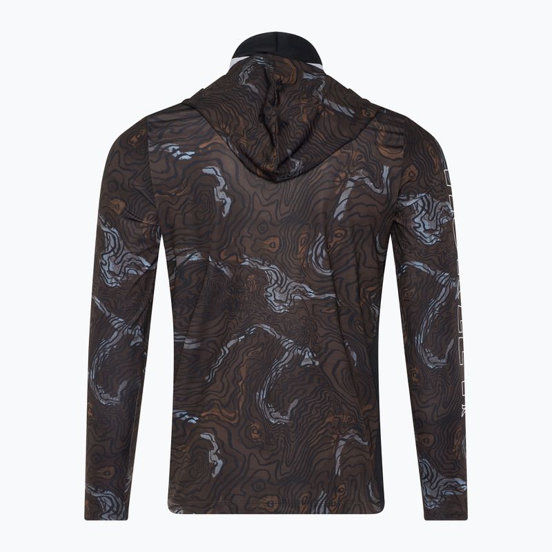 Men's Hurley H2O-Dri Atticus Moab UPF Hood Longsleeve black 2