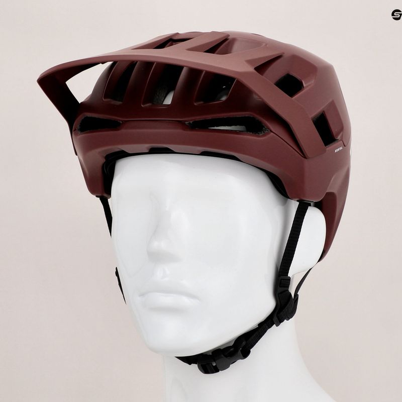 Bicycle helmet POC Kortal garnet red matt 7