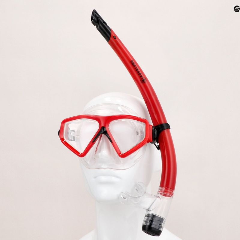 Aqualung Saturn Combo snorkel kit red SC3980006 11