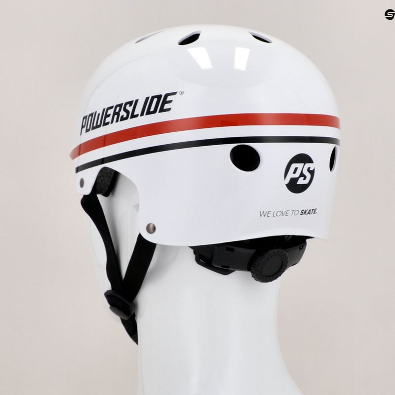 Powerslide Pro Urban Stripe helmet white 903285 18