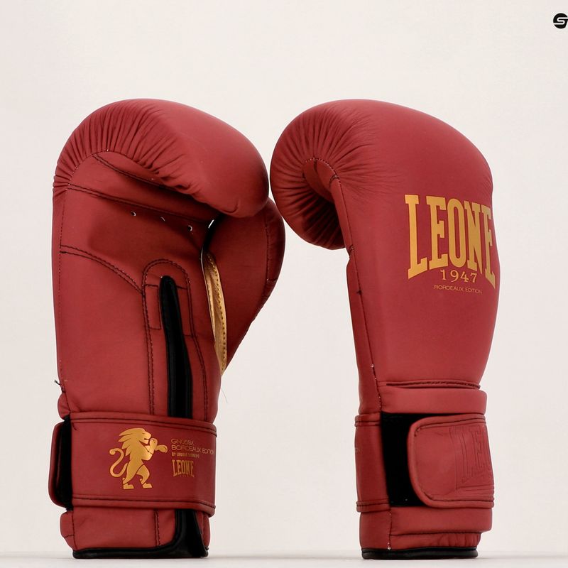 LEONE 1947 Bordeaux boxing gloves GN059X 7