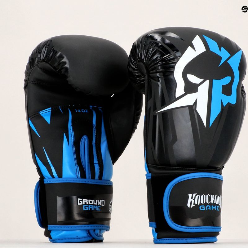 Ground Game Logo 2.0 boxing gloves black 21BOXGLOLOG210 7
