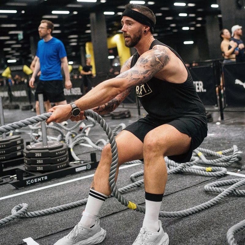 Training rope Centr Competition Power Rope Centr x Hyrox black 9