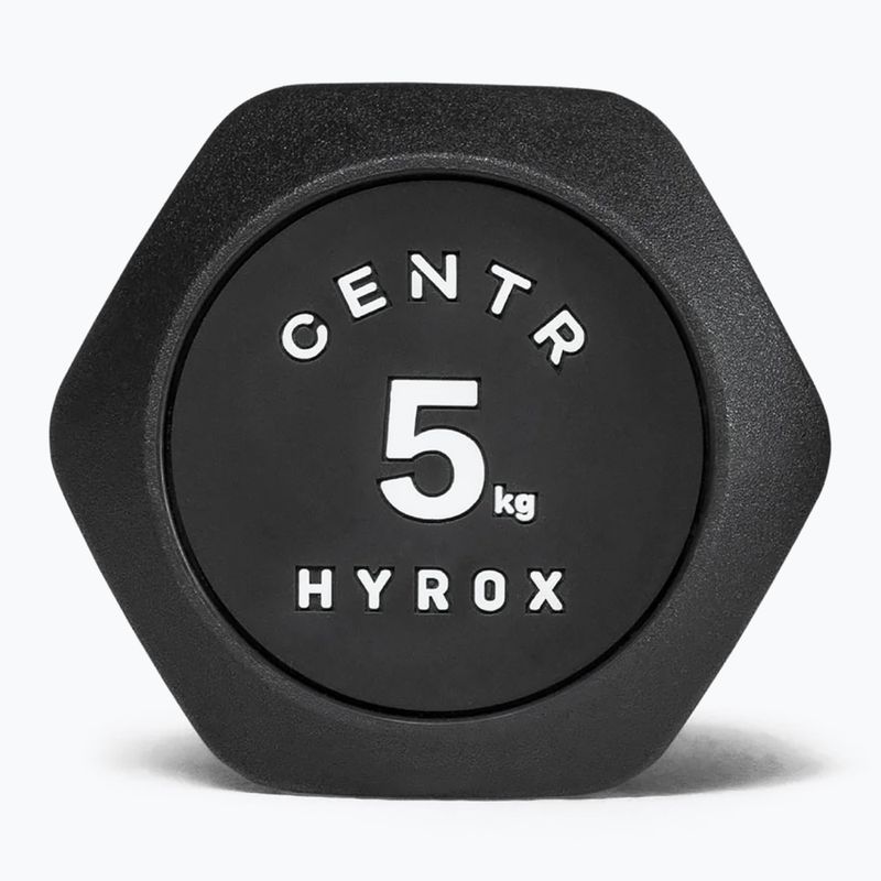 Dumbbell Centr Urethane Dumbbell Centr x Hyrox 5 kg black 3
