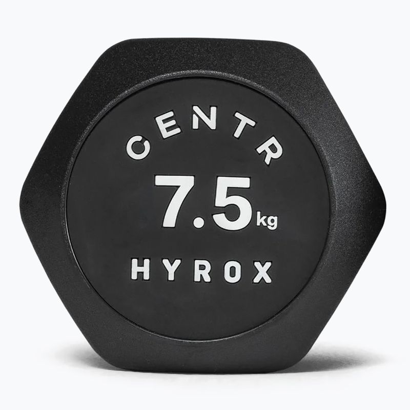 Dumbbell Centr Urethane Dumbbell Centr x Hyrox 7,5 kg black 3