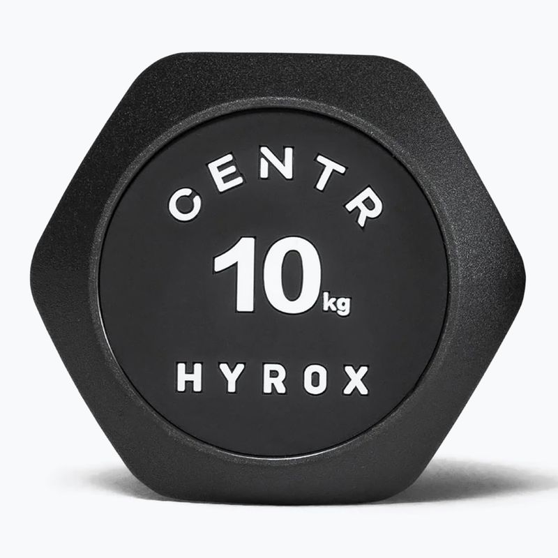 Dumbbell Centr Urethane Dumbbell Centr x Hyrox 10 kg black 2