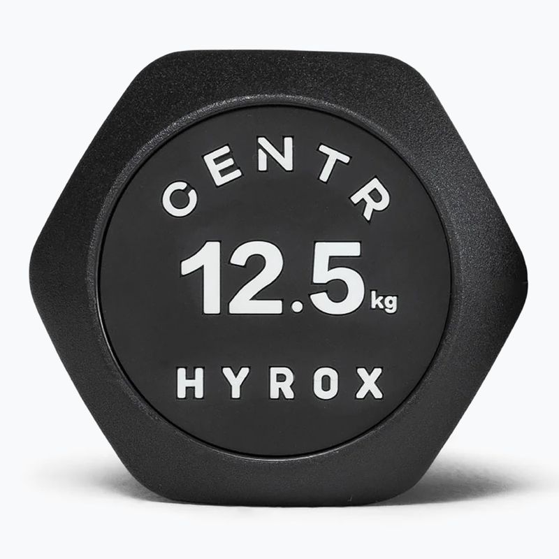 Dumbbell Centr Urethane Dumbbell Centr x Hyrox 12,5 kg black 3