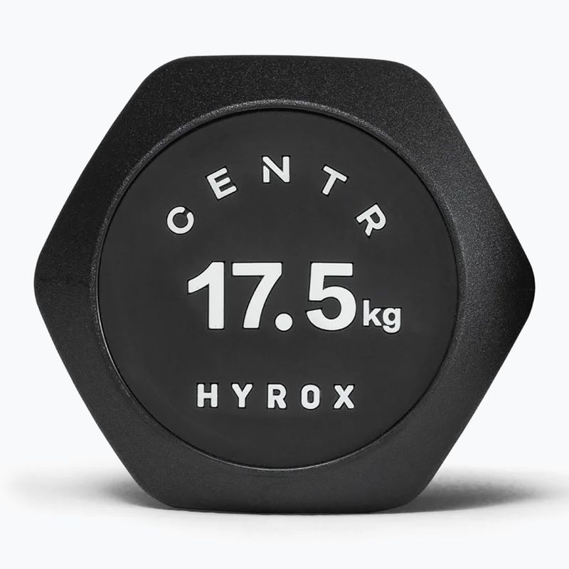 Dumbbell Centr Urethane Dumbbell Centr x Hyrox 17,5 kg black 3
