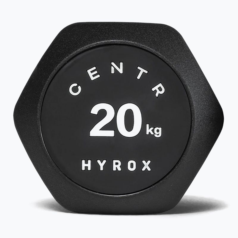 Dumbbell Centr Urethane Dumbbell Centr x Hyrox 20 kg black 3