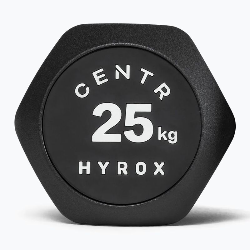 Dumbbell Centr Urethane Dumbbell Centr x Hyrox 25 kg black 3
