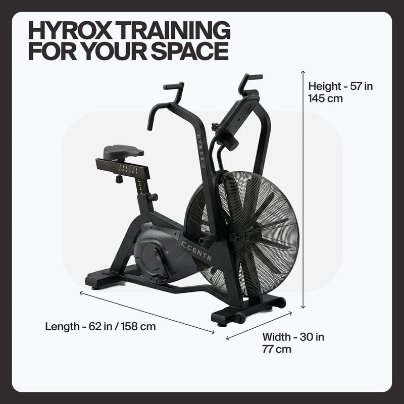 Air bike Centr Air Bike Perform Series Centr x Hyrox black 8