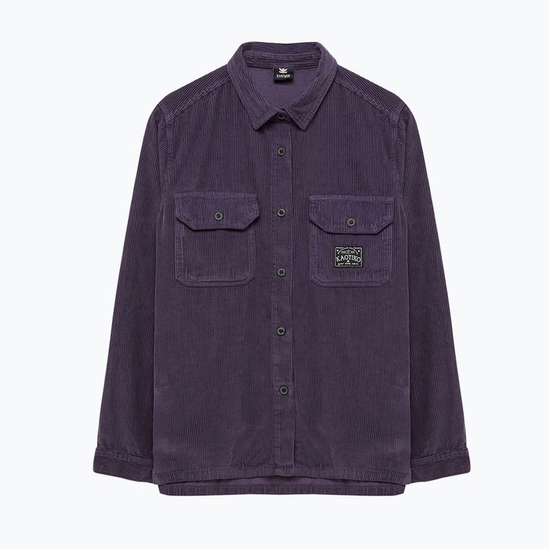 Men's shirt Kaotiko Courduroy lila 3