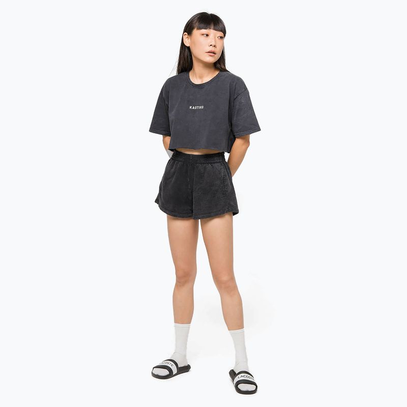 Women's shorts Kaotiko Washed black 2
