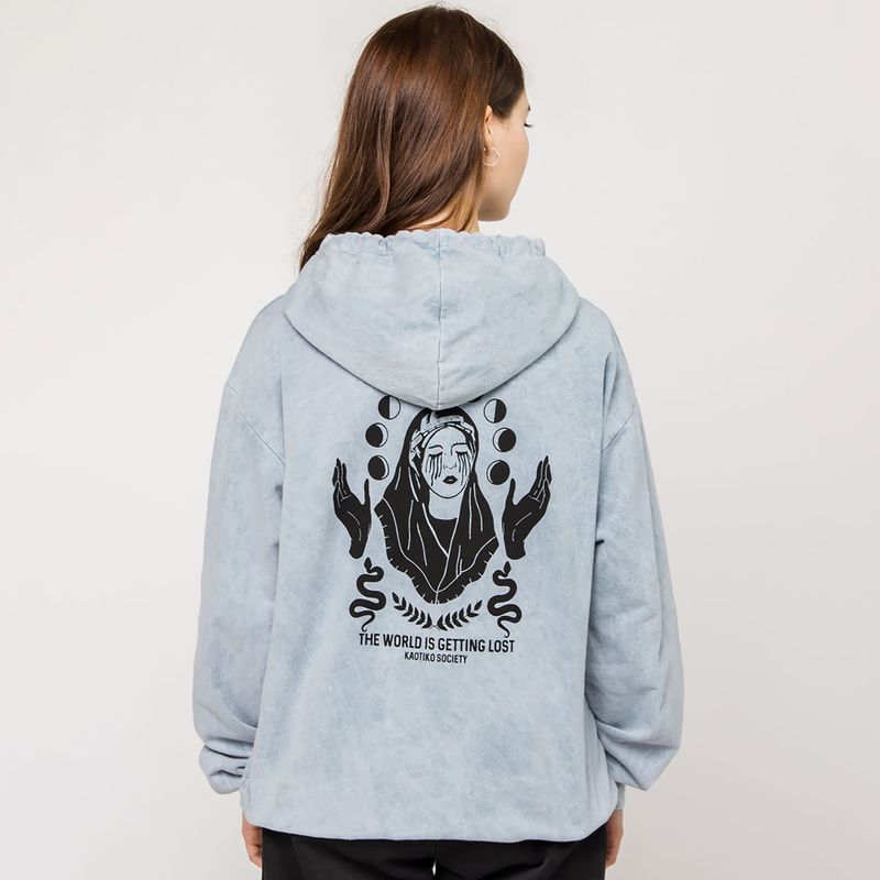 Men's sweatshirt Kaotiko Washed Virgin steel 2