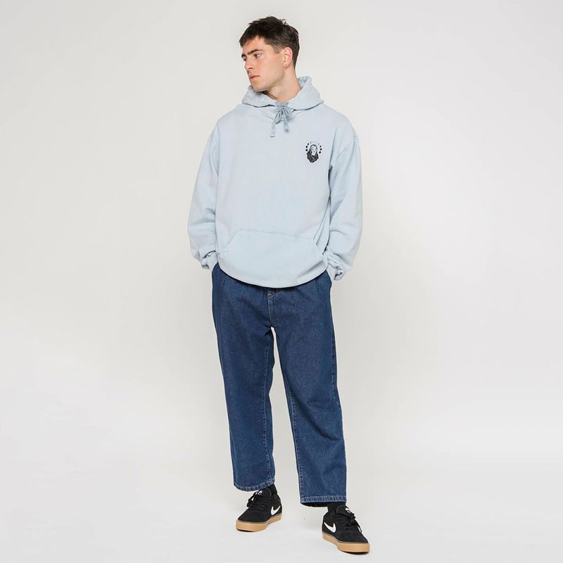 Men's sweatshirt Kaotiko Washed Virgin steel 3