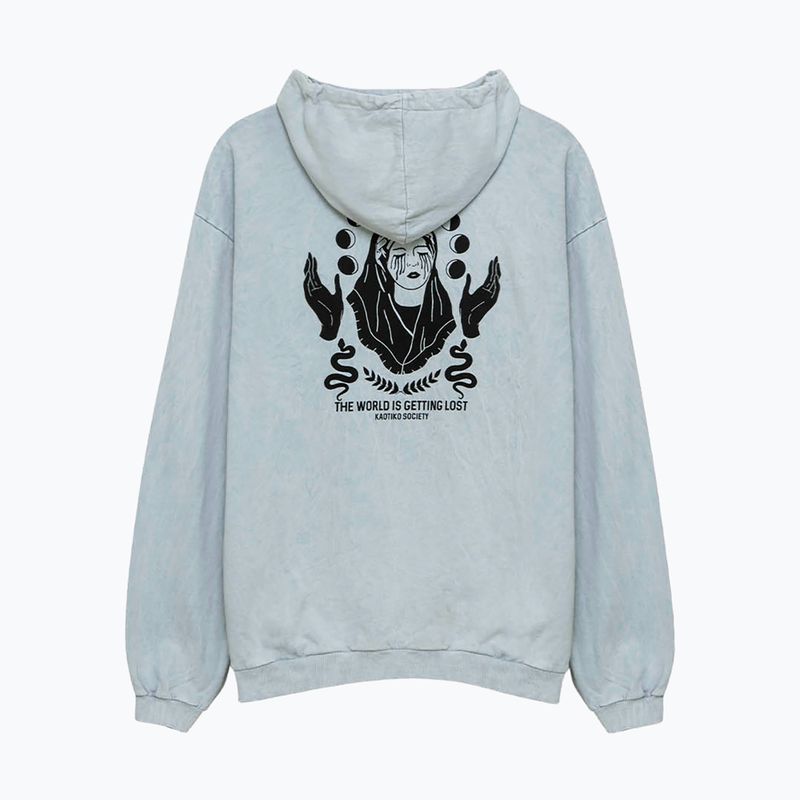 Men's sweatshirt Kaotiko Washed Virgin steel 6