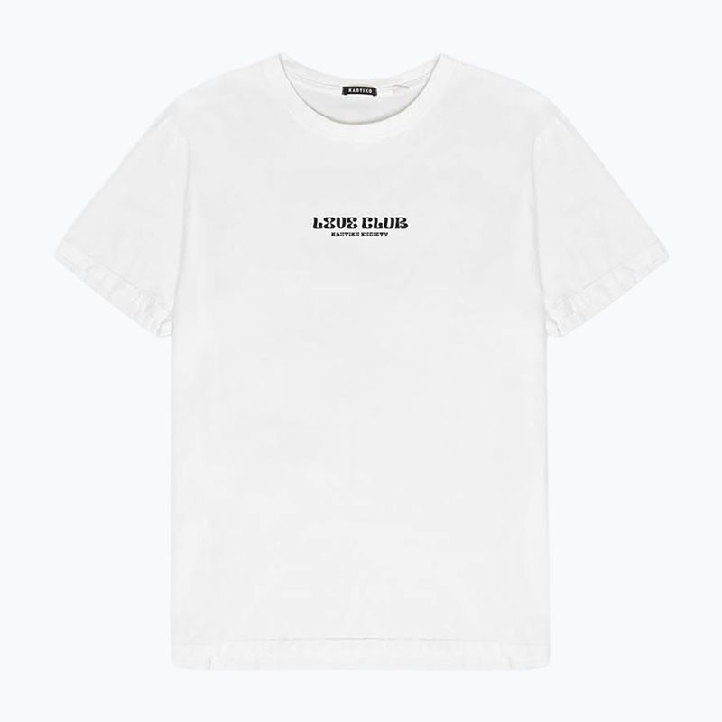 Men's T-shirt Kaotiko Washed Love Club white 4