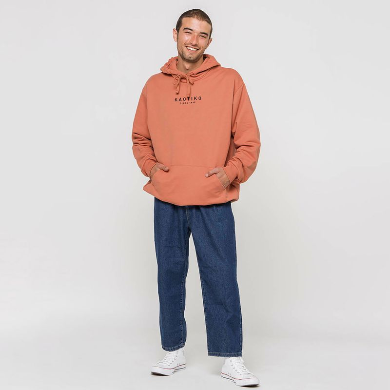 Men's sweatshirt Kaotiko Vancouver apricot 2