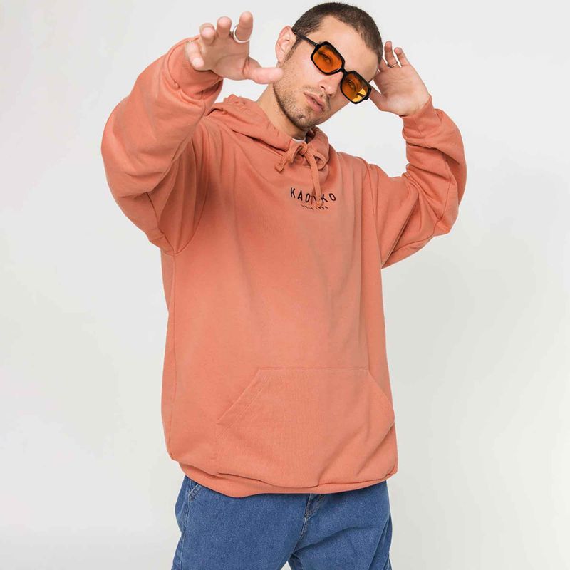 Men's sweatshirt Kaotiko Vancouver apricot 4