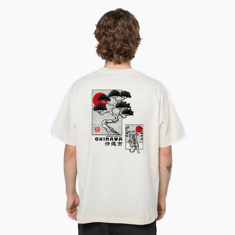 Men's T-shirt Kaotiko Washed Okinawa Japan Organic ivory 2