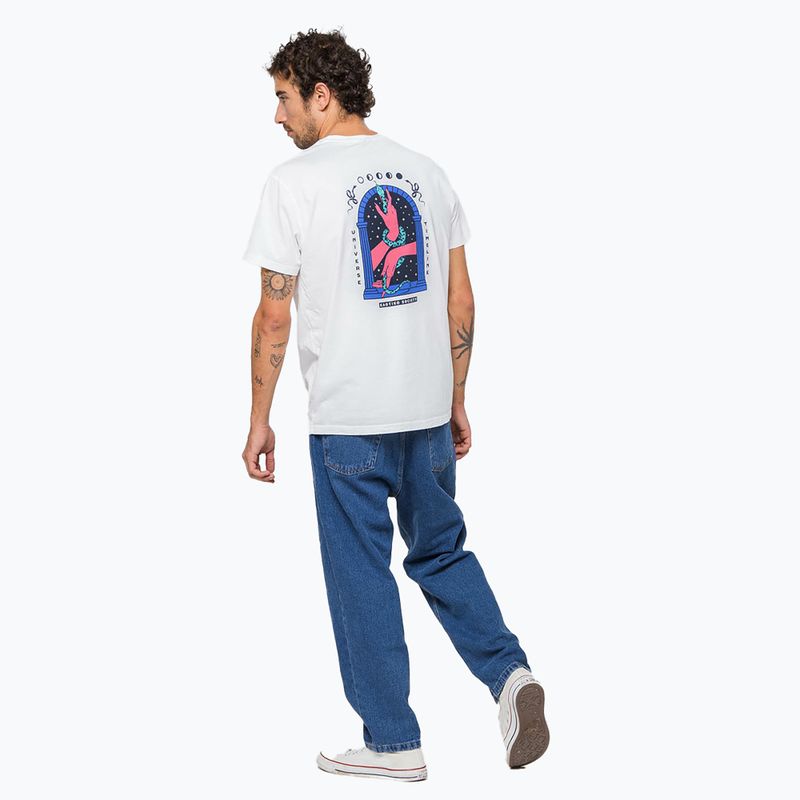 Men's T-shirt Kaotiko Washed Hands Door white 2