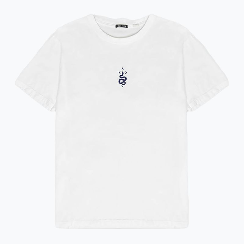 Men's T-shirt Kaotiko Washed Hands Door white 3