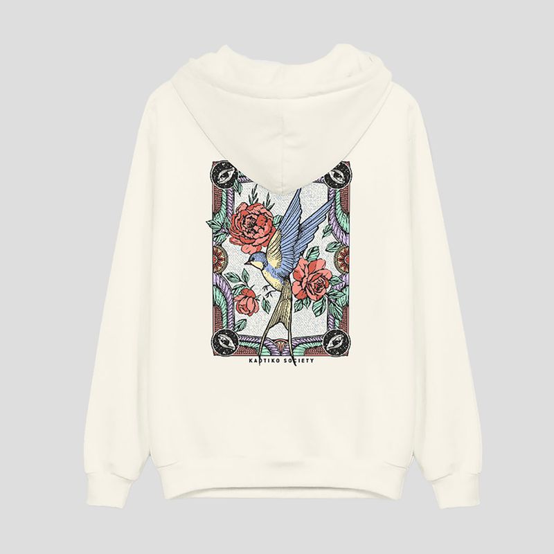 Men's sweatshirt Kaotiko Bird ivory 2