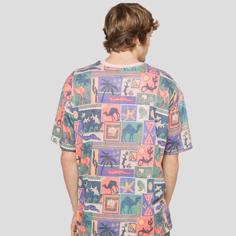 Men's T-shirt Kaotiko Kenia orange 2