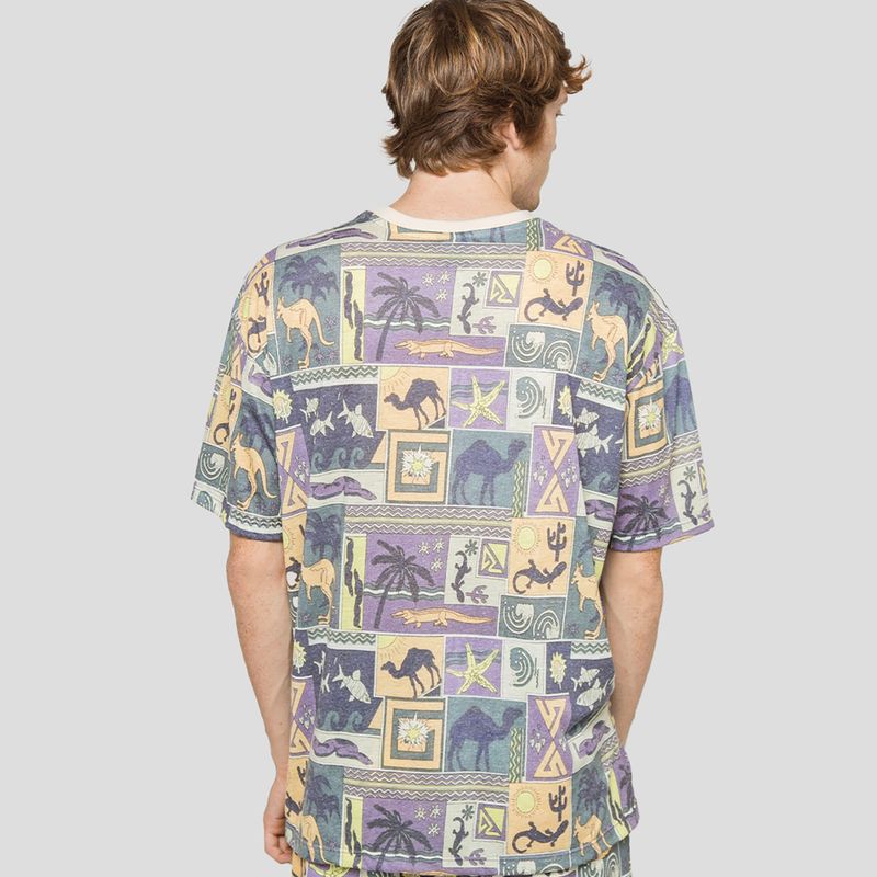 Men's T-shirt Kaotiko Kenia purple 2