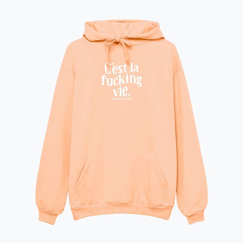 Men's sweatshirt Kaotiko C'est la vie mango 4