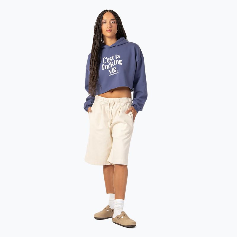 Women's sweatshirt Kaotiko C'est la vie Crew grape 2
