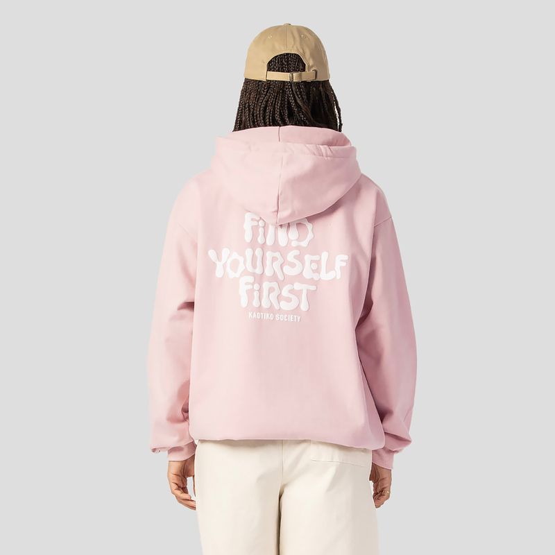 Women's sweatshirt Kaotiko Find Yourself pink panther 2