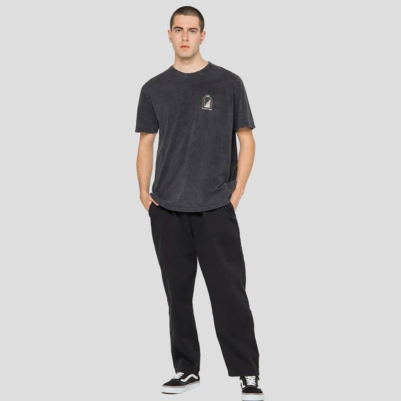 Men's T-shirt Kaotiko Washed Trust Your Intuition black 2