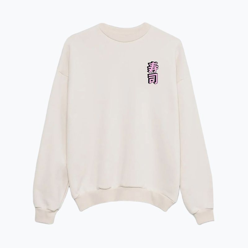 Men's sweatshirt Kaotiko Organic Sushi Time ivory 3