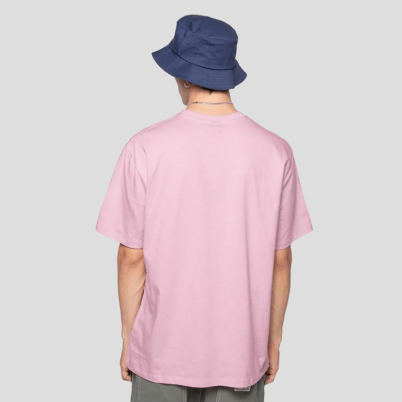 Men's T-shirt Kaotiko M / C Pocket Loving Bear gum pink 2