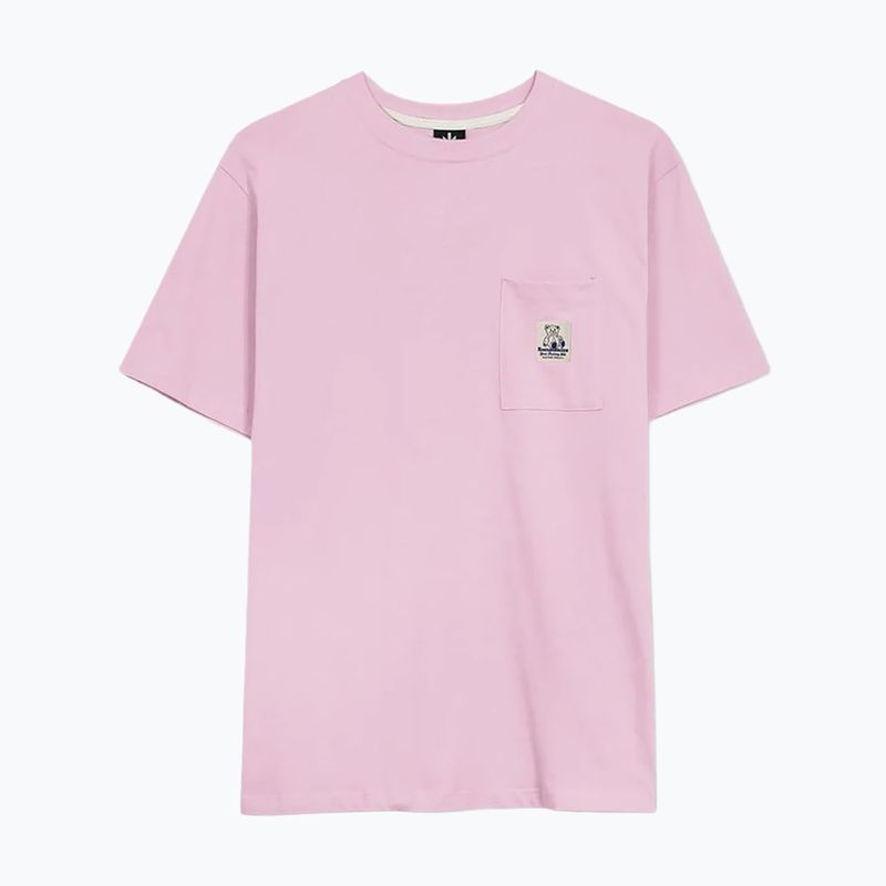 Men's T-shirt Kaotiko M / C Pocket Loving Bear gum pink 3