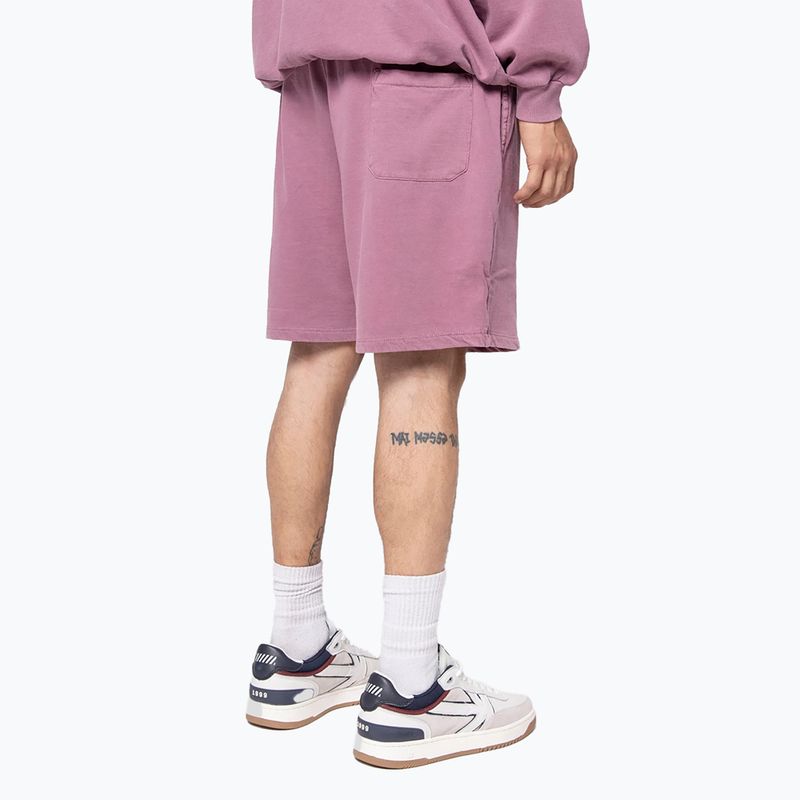 Men's shorts Kaotiko Washed Daylen burgundy 2
