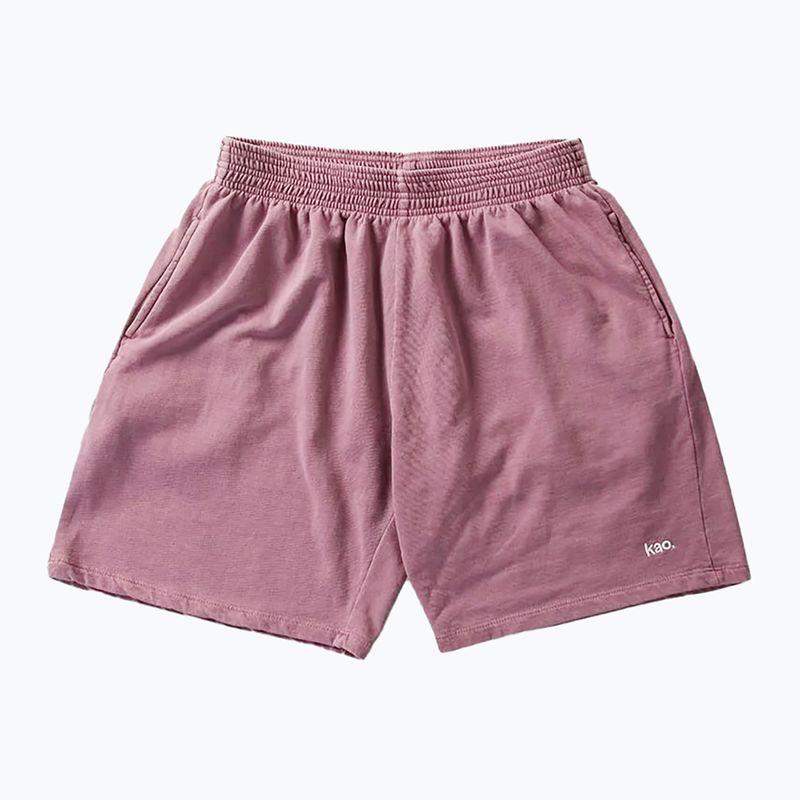 Men's shorts Kaotiko Washed Daylen burgundy 3