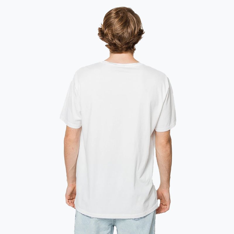 Men's T-shirt Kaotiko M / C Washed Fresh white 2