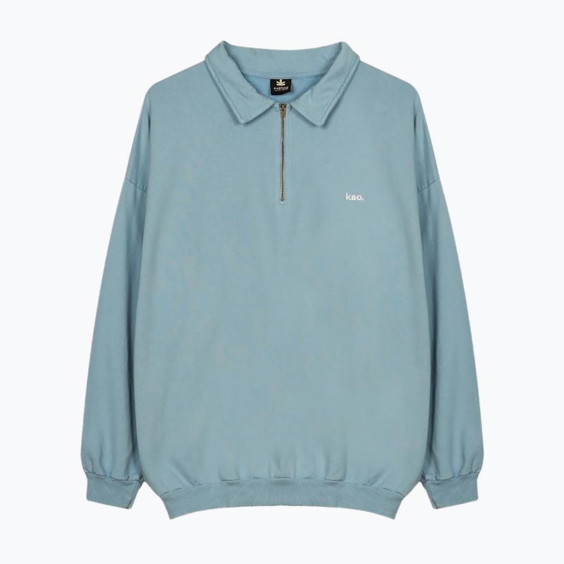 Men's sweatshirt Kaotiko Washed Vancouver Society niagara 3