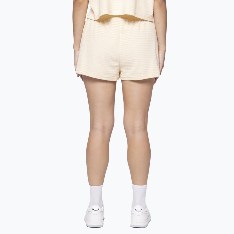 Women's shorts Kaotiko Towel Stripe yellow/white 2